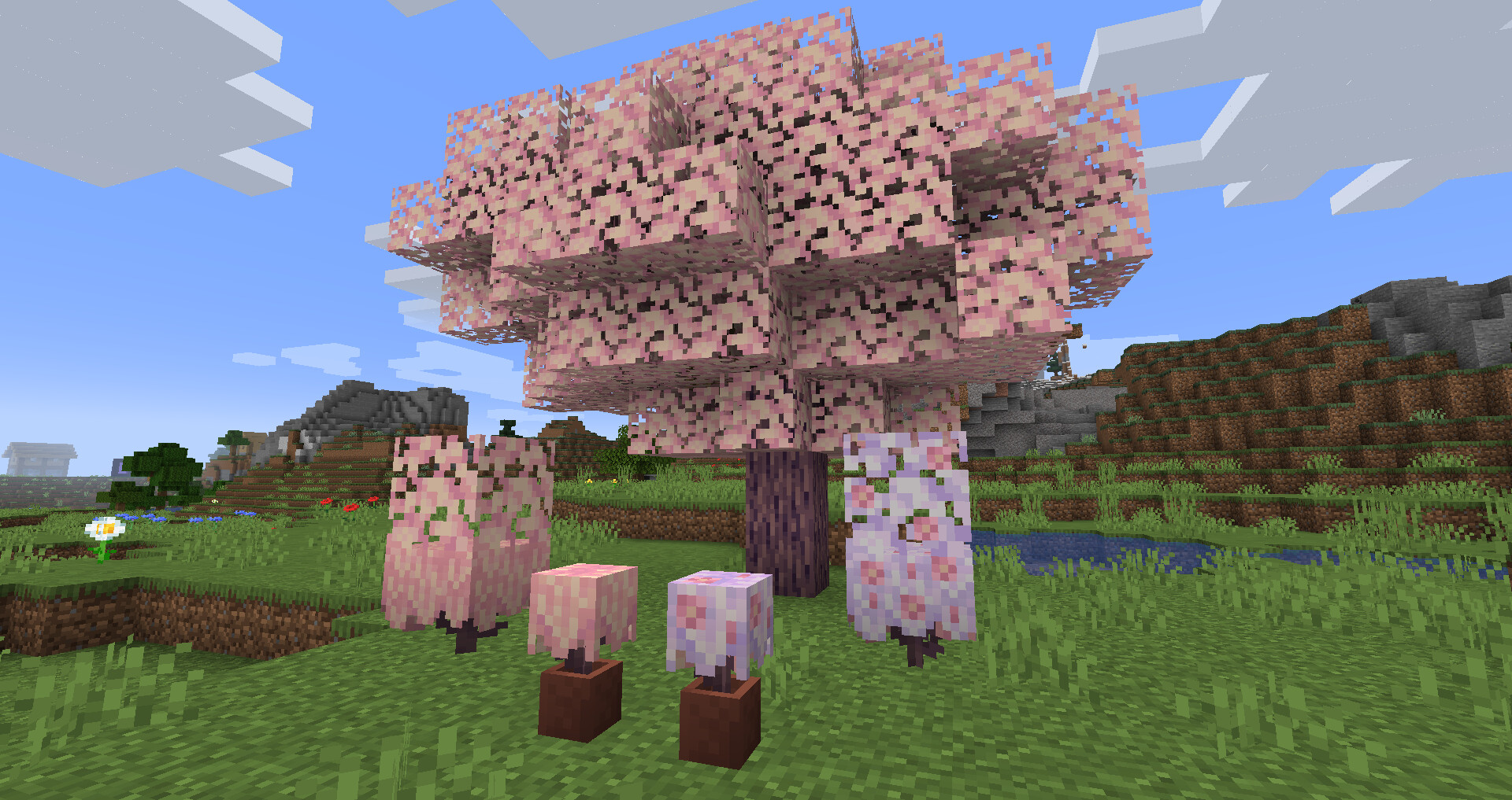 Suki's 1.17 Azalea Cherry Blossom Recolor Minecraft Texture Pack
