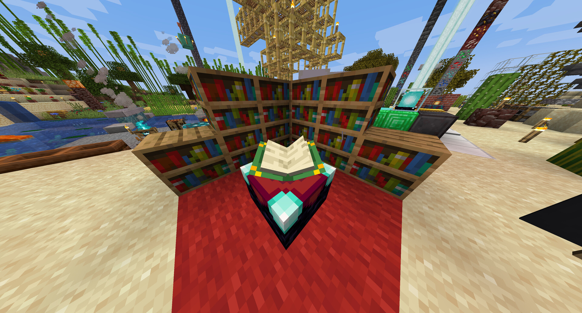 Recipe Enchantment Book Minecraft Texture Pack