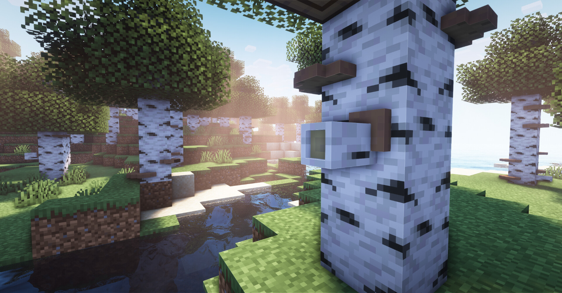 Birch forest concept from Minecraft Live Minecraft Texture Pack