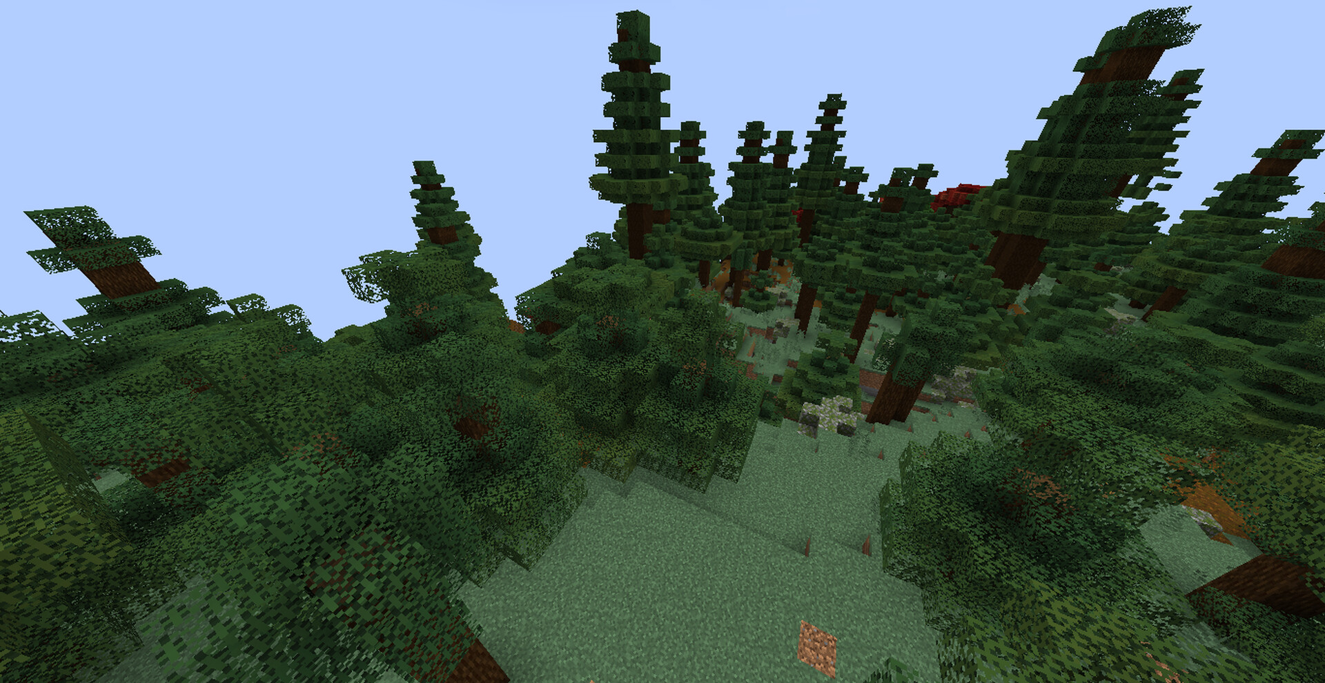XXVI's Multicolored SPRUCE Leaves Minecraft Texture Pack
