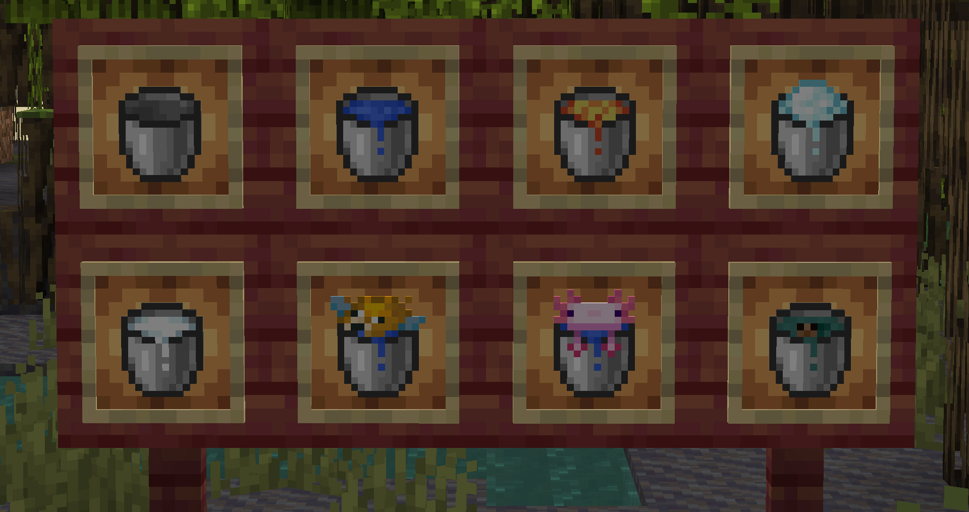 Consistent Buckets Minecraft Texture Pack