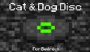 Cat and Dog Music Disc for Minecraft Bedrock Minecraft Texture Pack