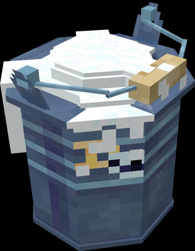 The Reassurance Bucket from The Stanley Parable Minecraft Texture Pack