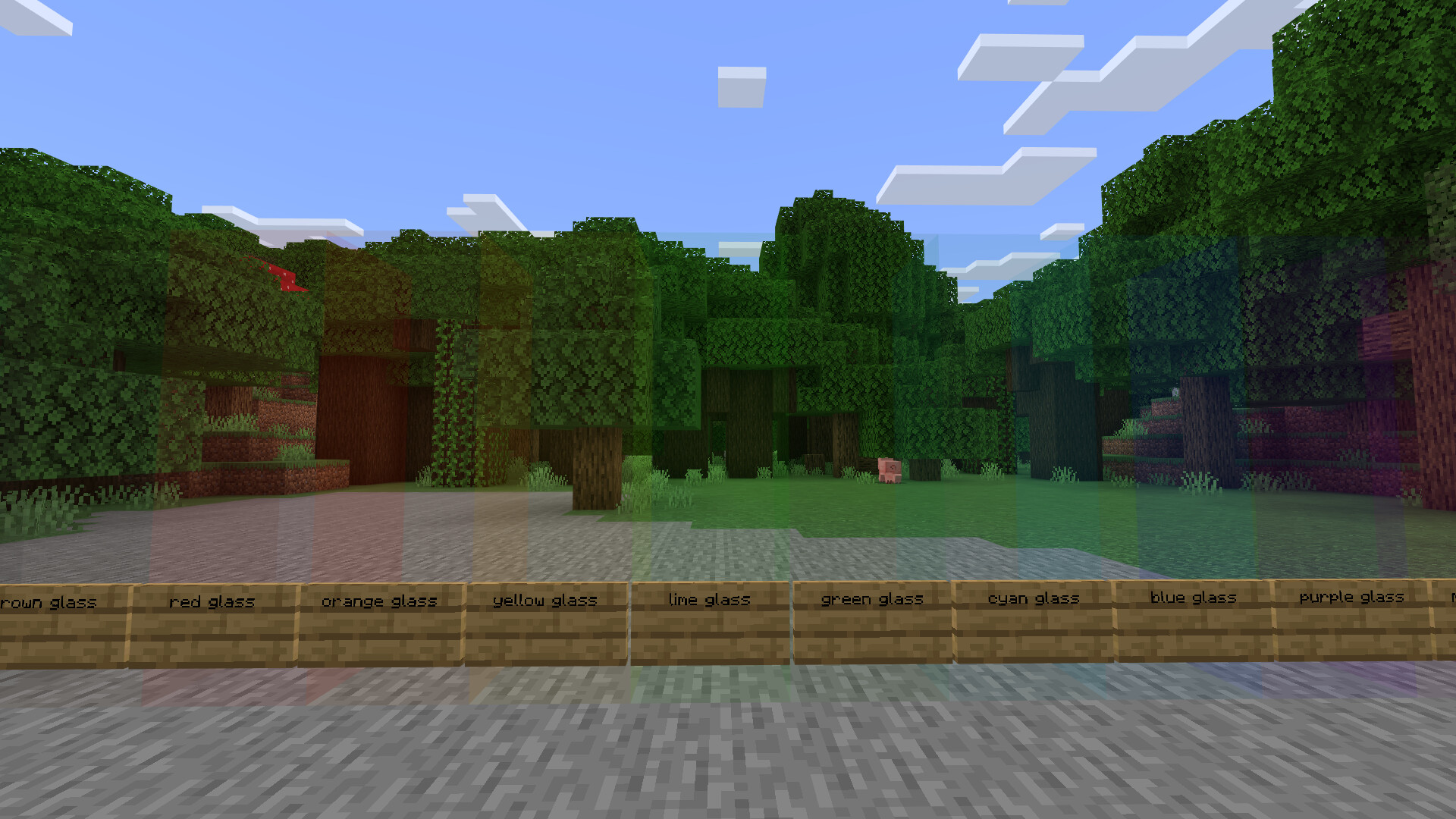 Seamless glass Minecraft Texture Pack