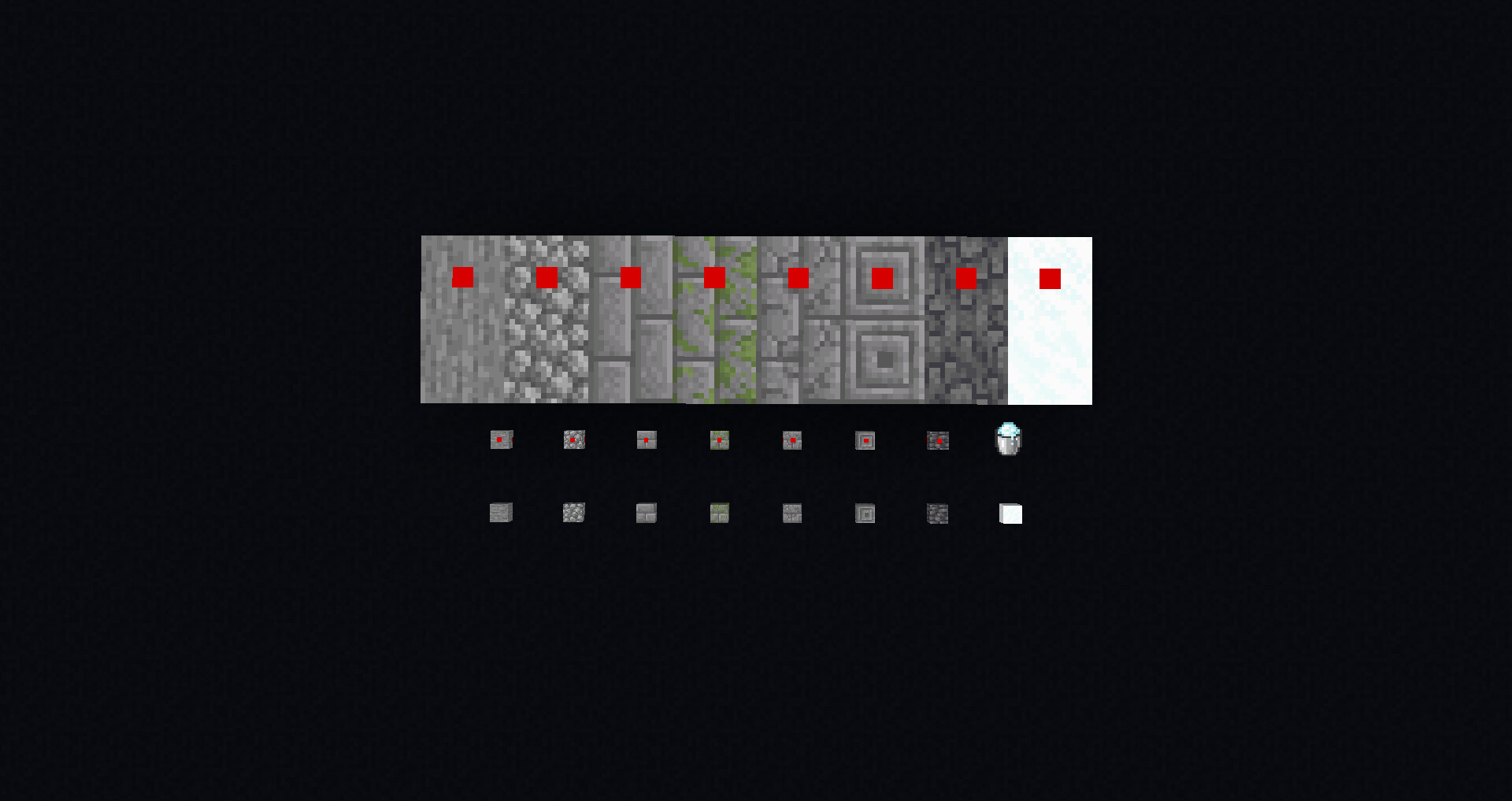 Block Tips (Shown infested blocks) Minecraft Texture Pack