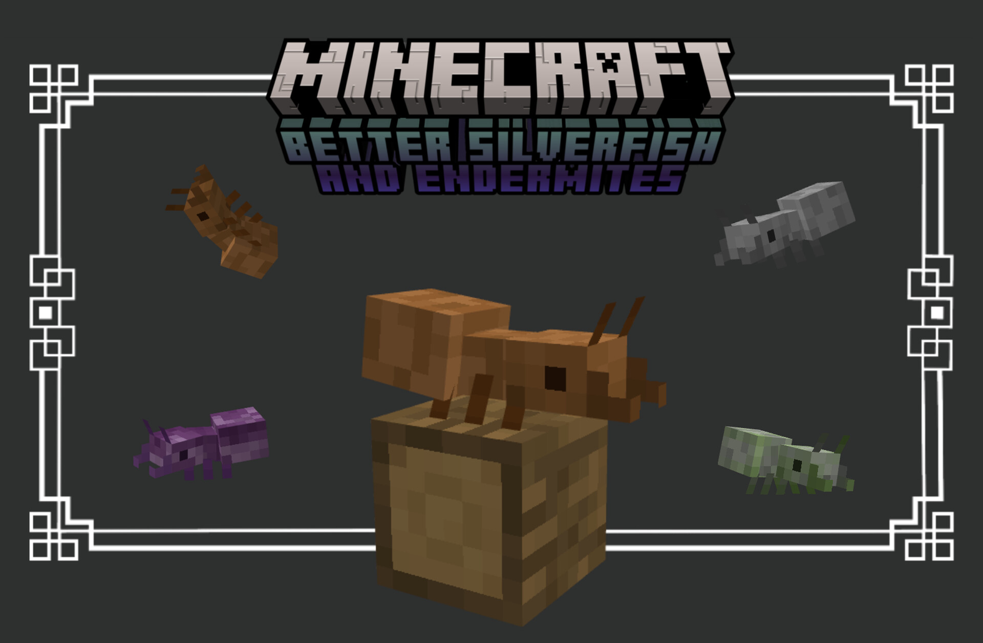 Better Silverfish and Endermite Bedrock Port Minecraft Texture Pack