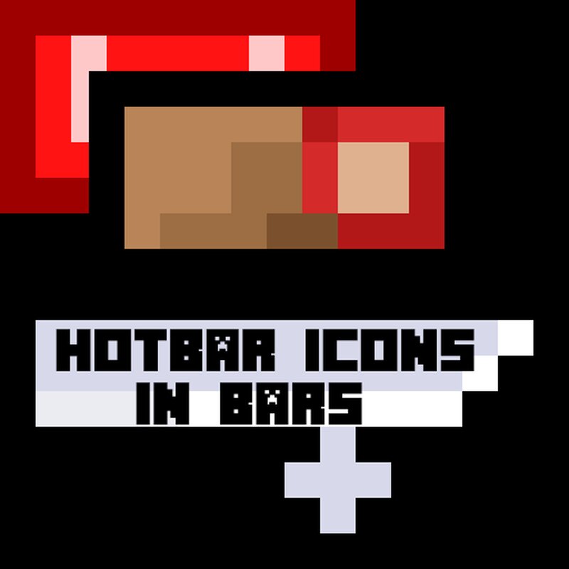 Hotbar icons in bars