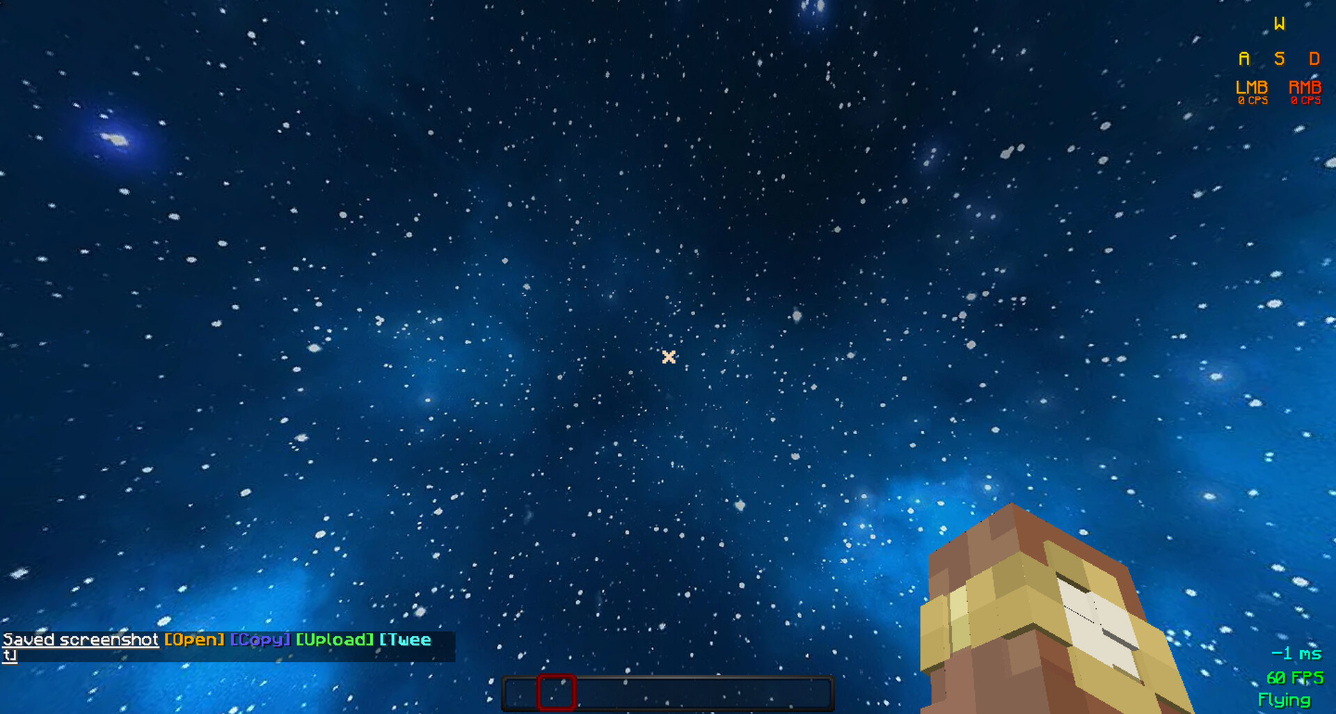 Blue Galaxy Sky Overlay (1.8, 1.18, 1.19) Minecraft Texture Pack
