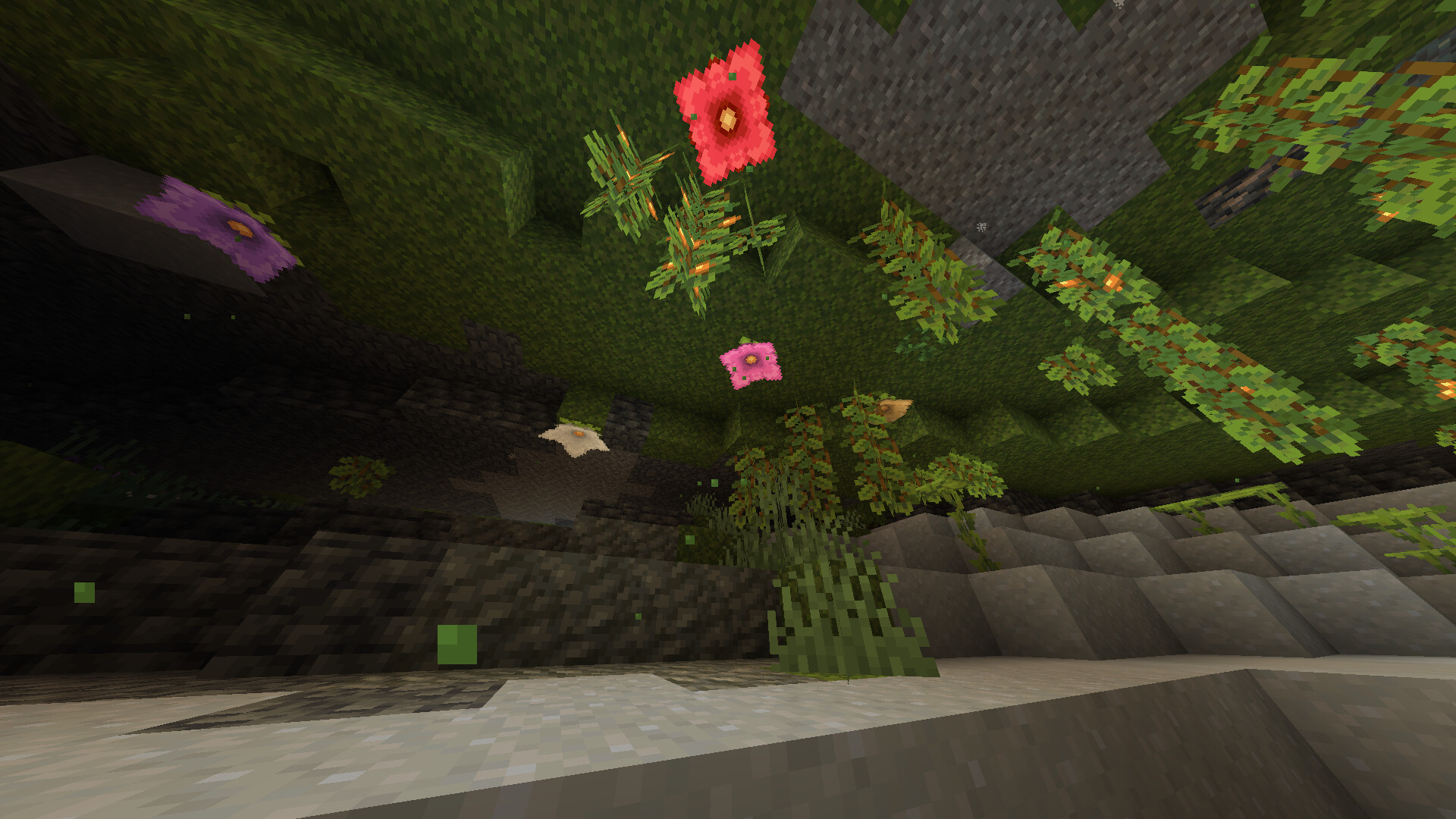 Colorful Spore Blossoms Minecraft Texture Pack