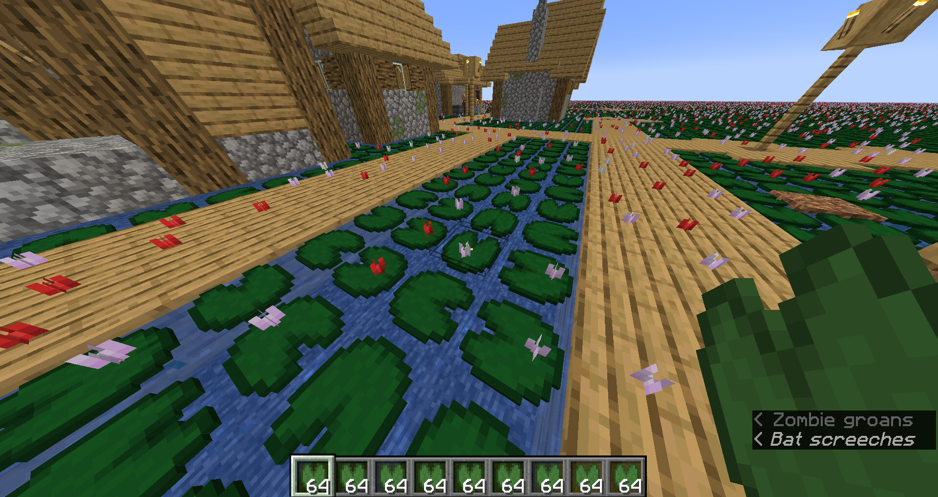 3D Lily Pads with Stem/Flowers Minecraft Texture Pack
