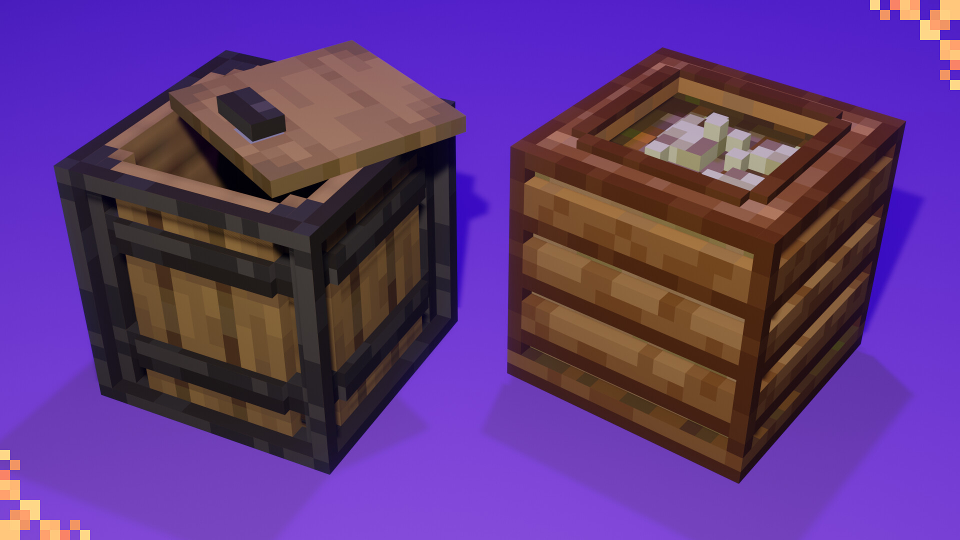 Recreated containers 1.19 Minecraft Texture Pack