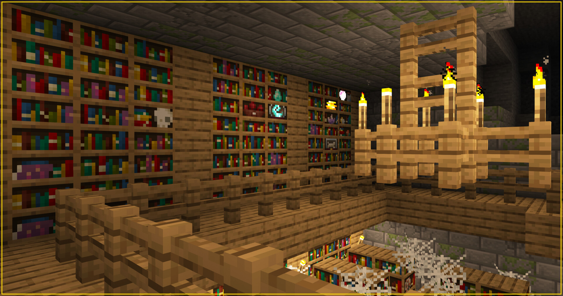 Magic Bookshelves Minecraft Texture Pack