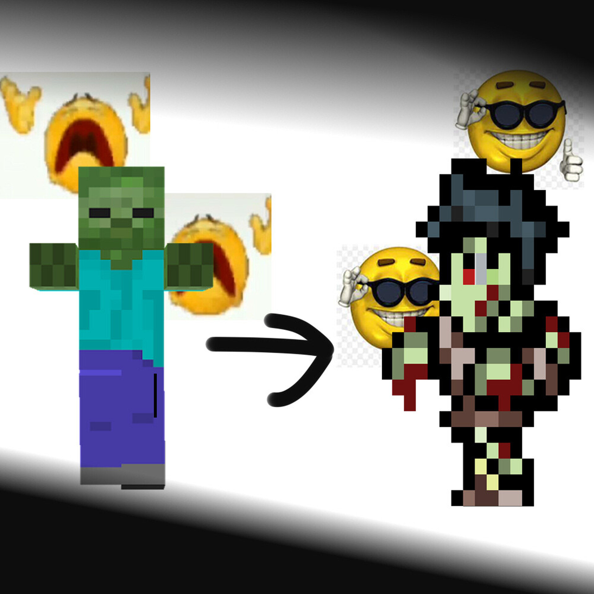 Terraria Zombie Minecraft Texture Pack