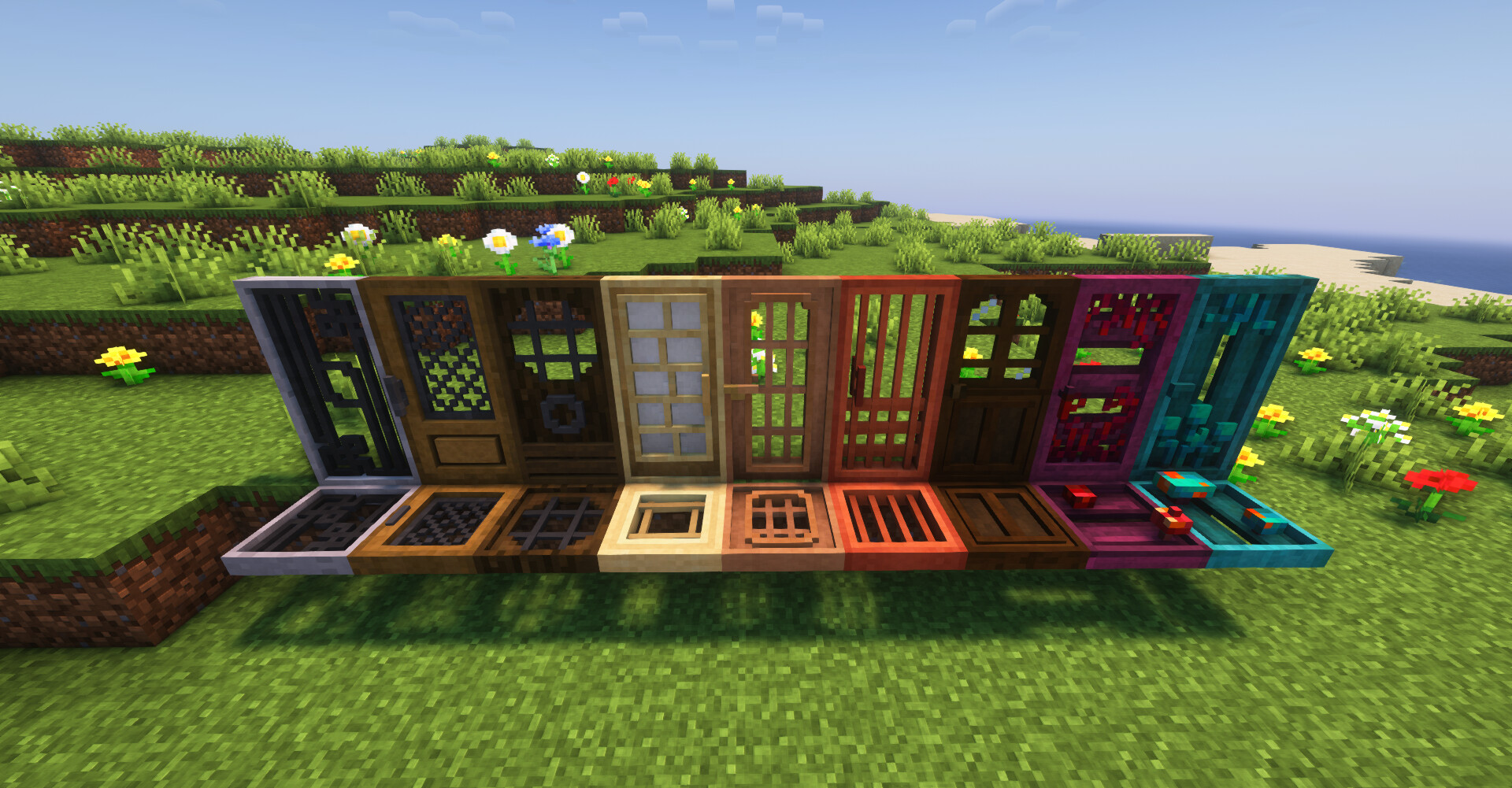 Recreated Doors 1.18 and below Minecraft Texture Pack