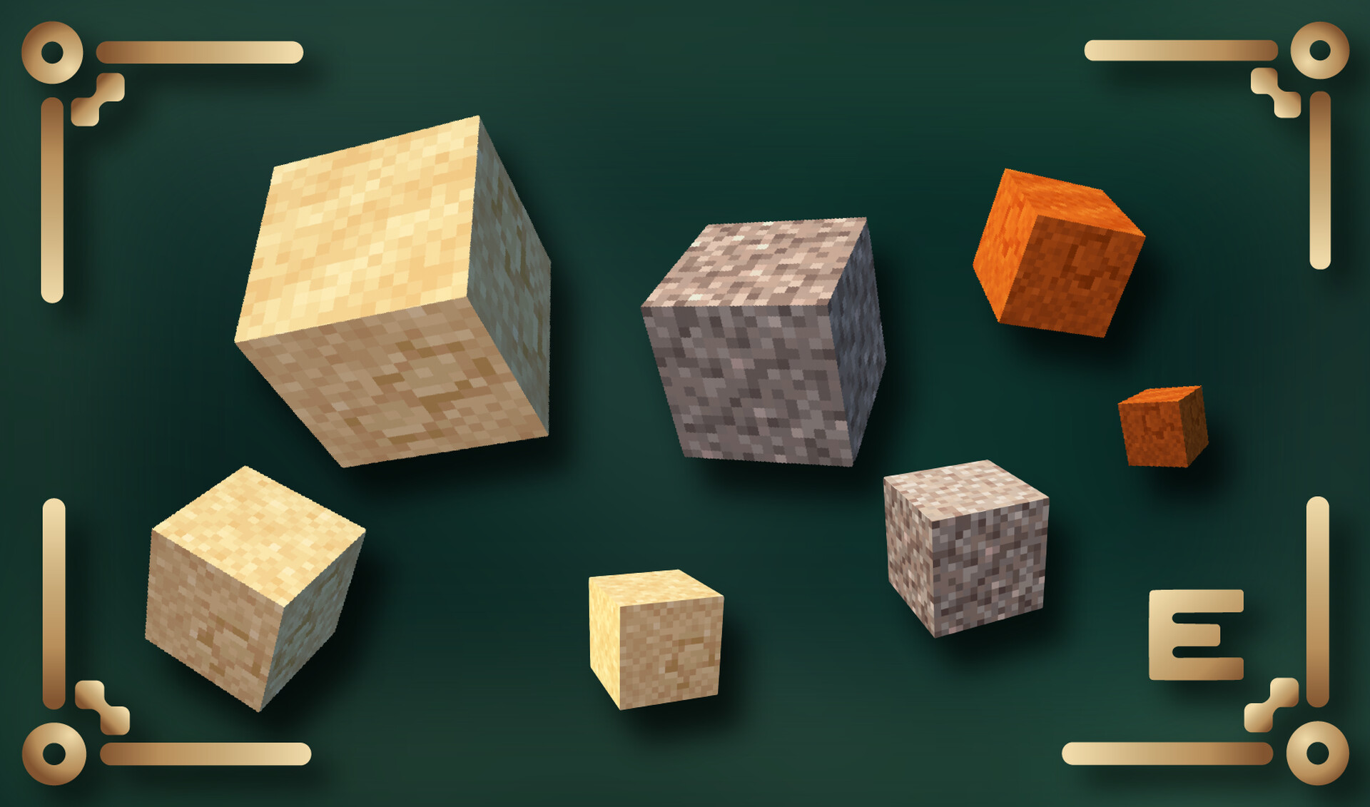 Floating Blocks + Minecraft Texture Pack