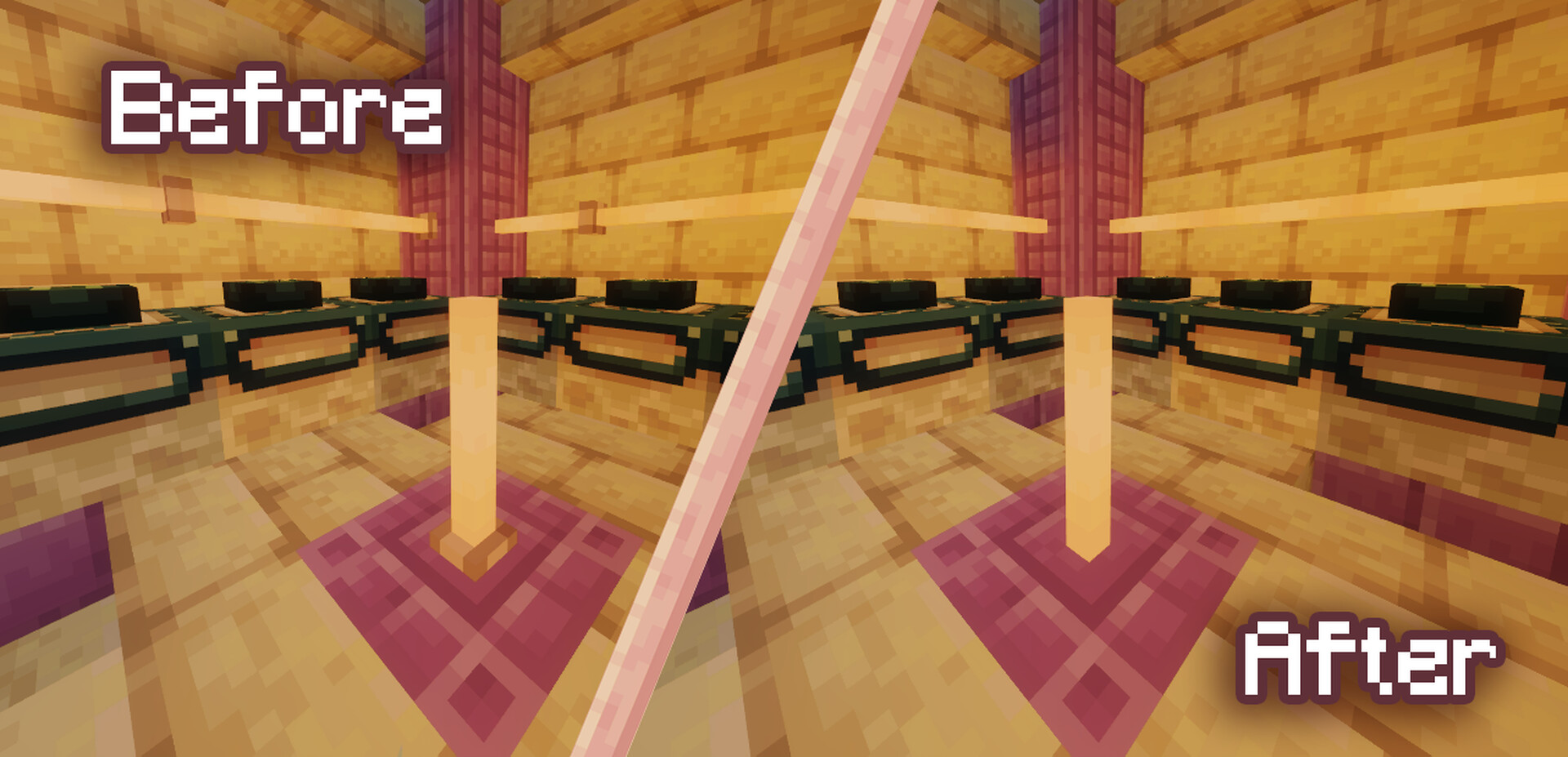 NoBasePlate End Rod Minecraft Texture Pack