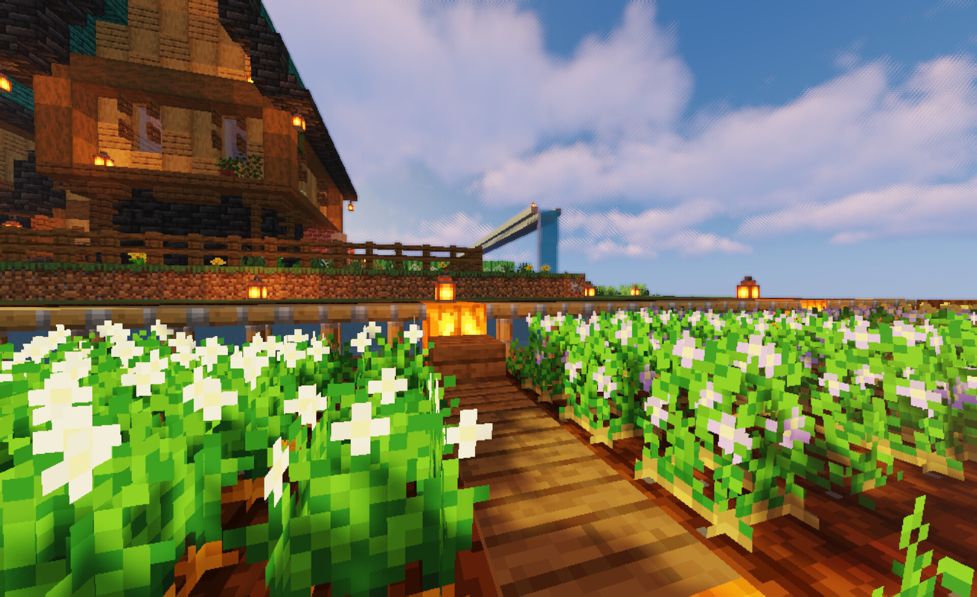 Blooming carrots and potatoes Minecraft Texture Pack