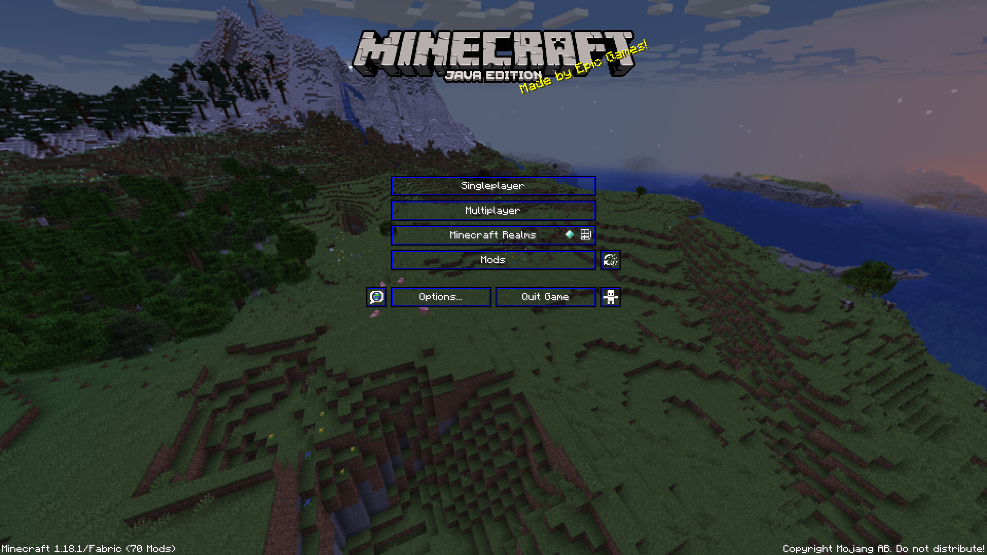 Transparent Menus Minecraft Texture Pack