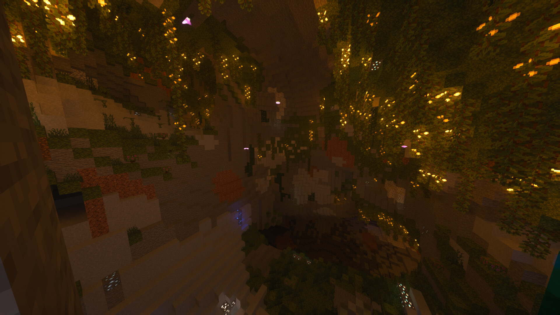 Glowing ore SEUS PTGI hrr3 Minecraft Texture Pack