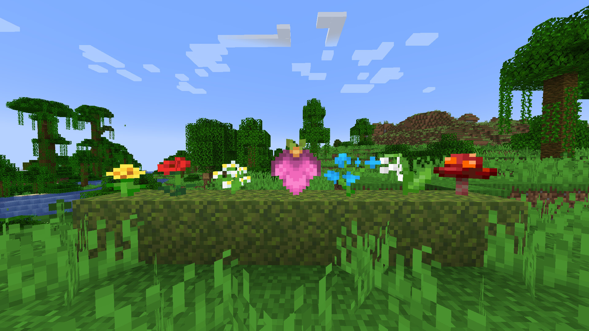 Cross Model Spore Blossoms Minecraft Texture Pack