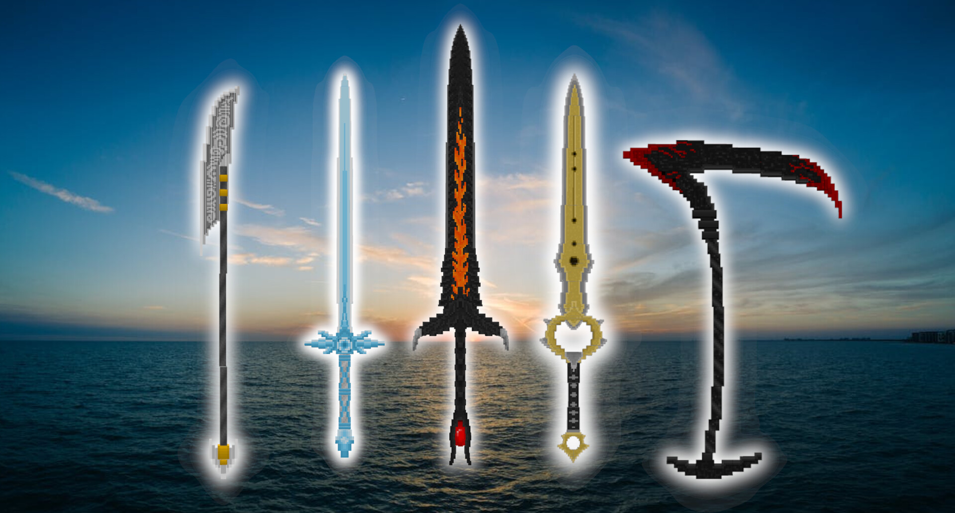 Zerotekz's Blades of War [Now with 3 Magic Staffs] Minecraft Texture Pack