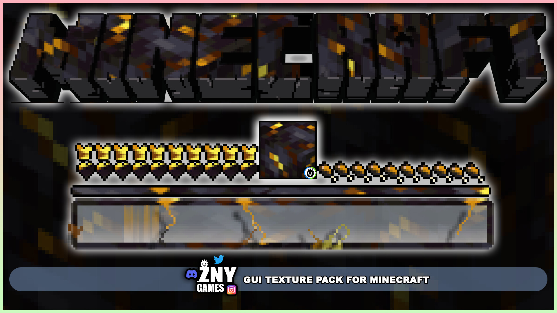 GILDED BLACKSTONE [BEDROCK] 🗿 Minecraft Texture Pack