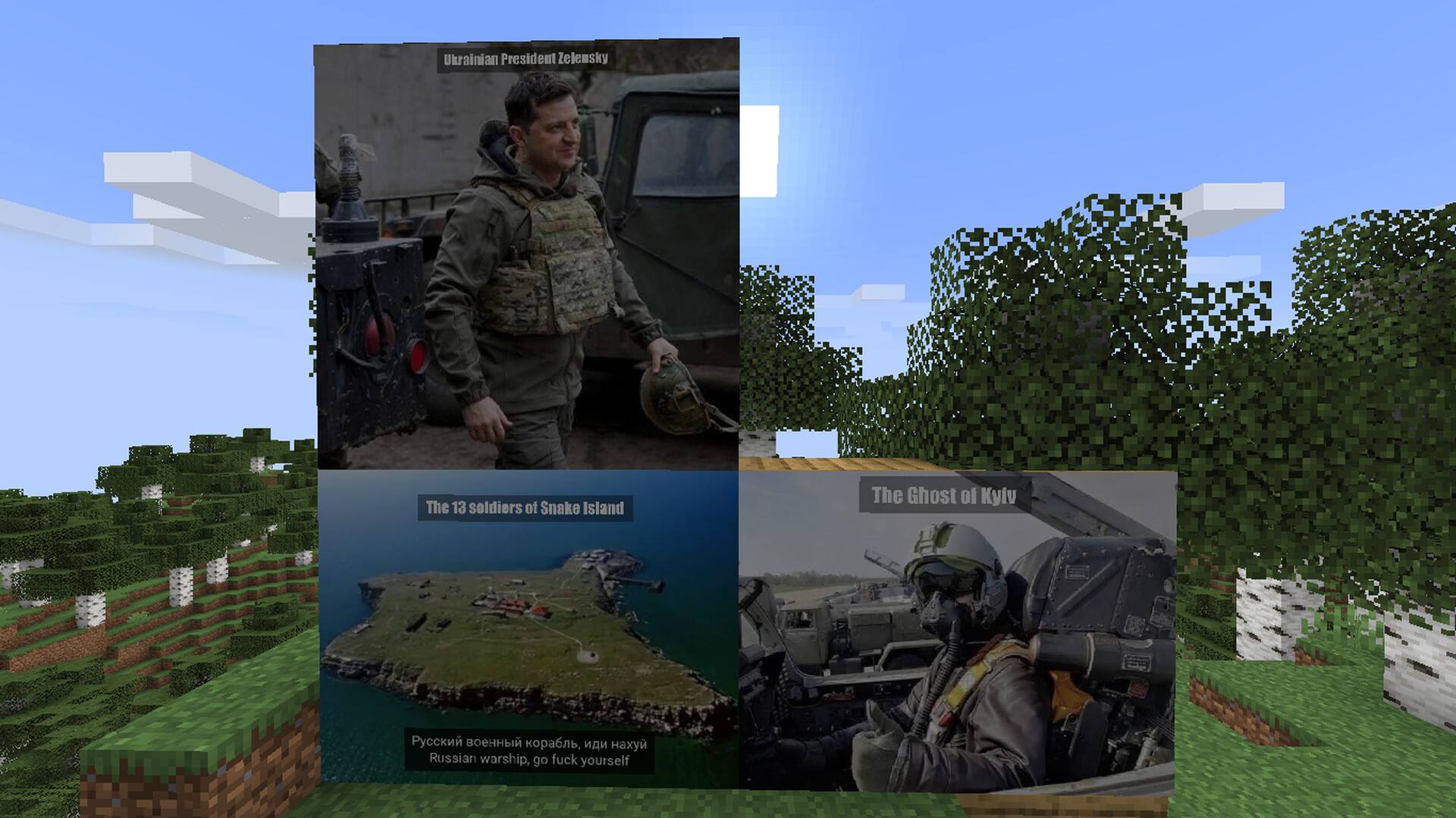 Ukrainian bandanas for armors Minecraft Texture Pack