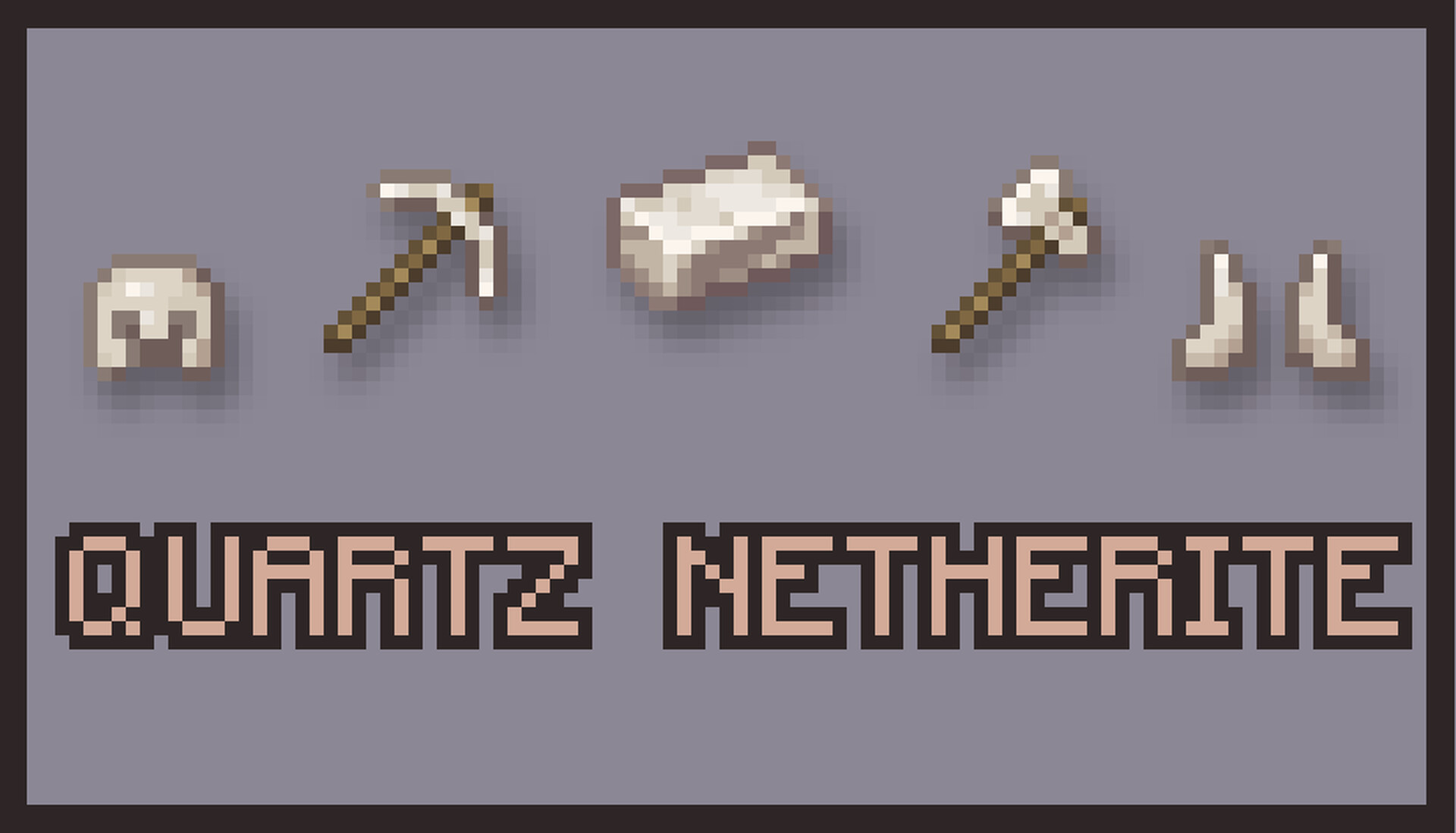 Quartz Colored Netherite Java Minecraft Texture Pack