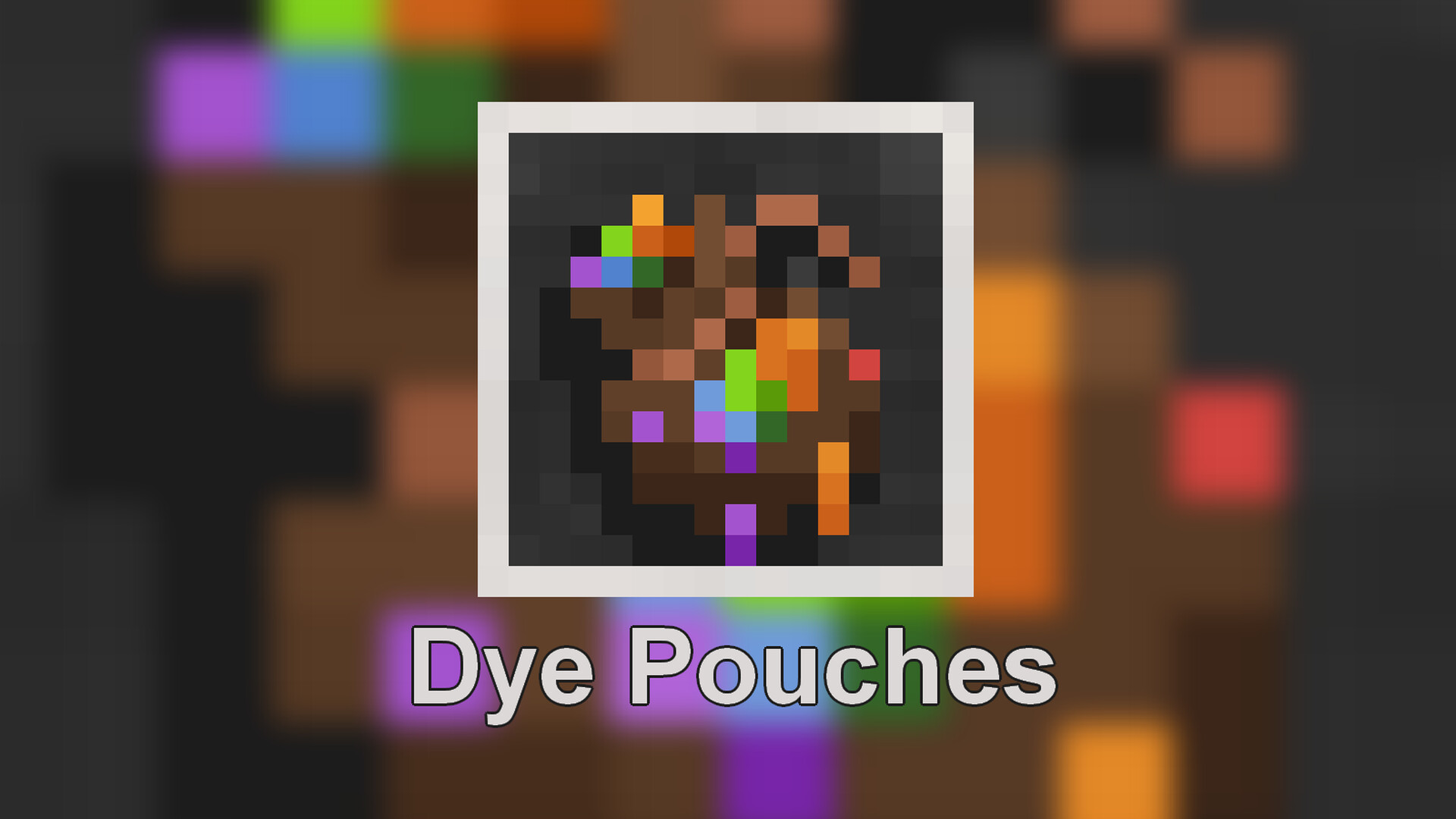 Dye Pouches Minecraft Texture Pack