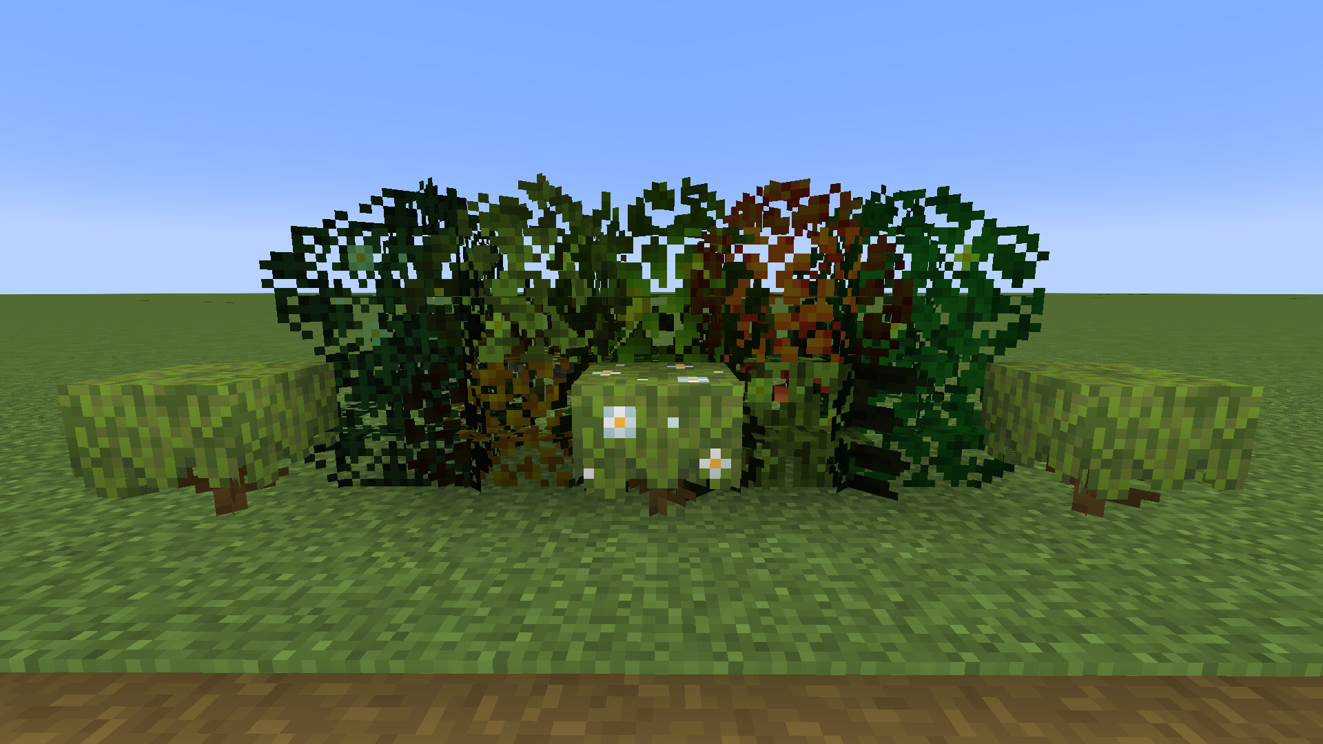 (MCD Vanilla Approved) Bushy, Flowery Leaves Minecraft Texture Pack