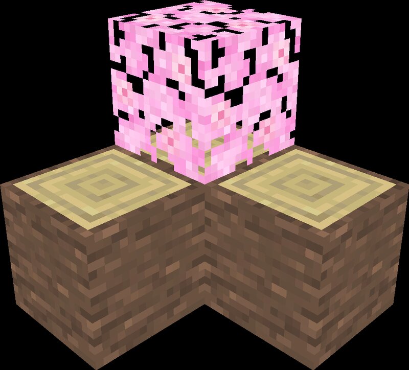 Birch to Sakura Minecraft Texture Pack