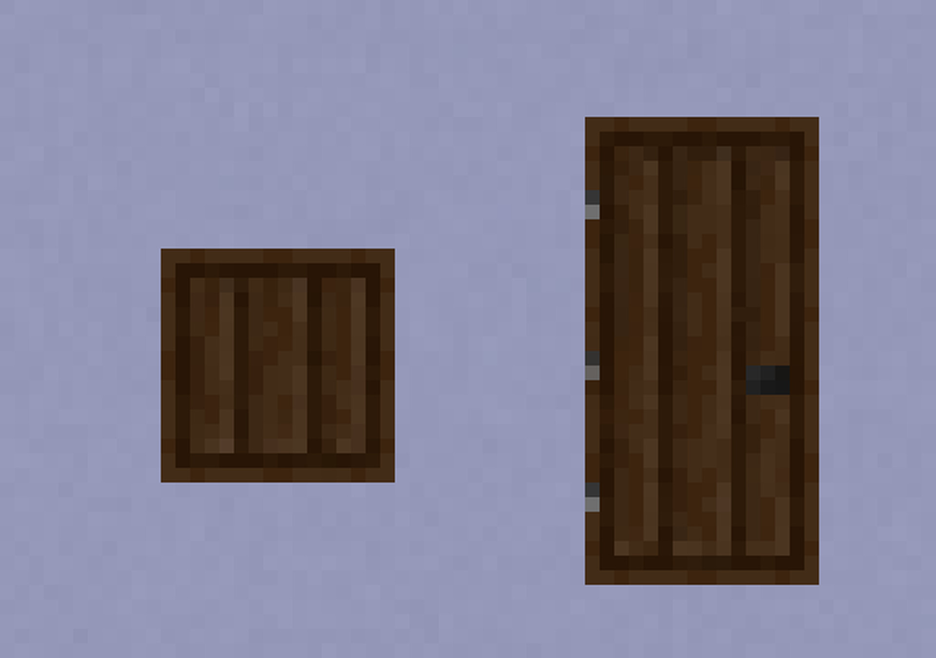Better Dark Oak Door and Trapdoor Minecraft Texture Pack