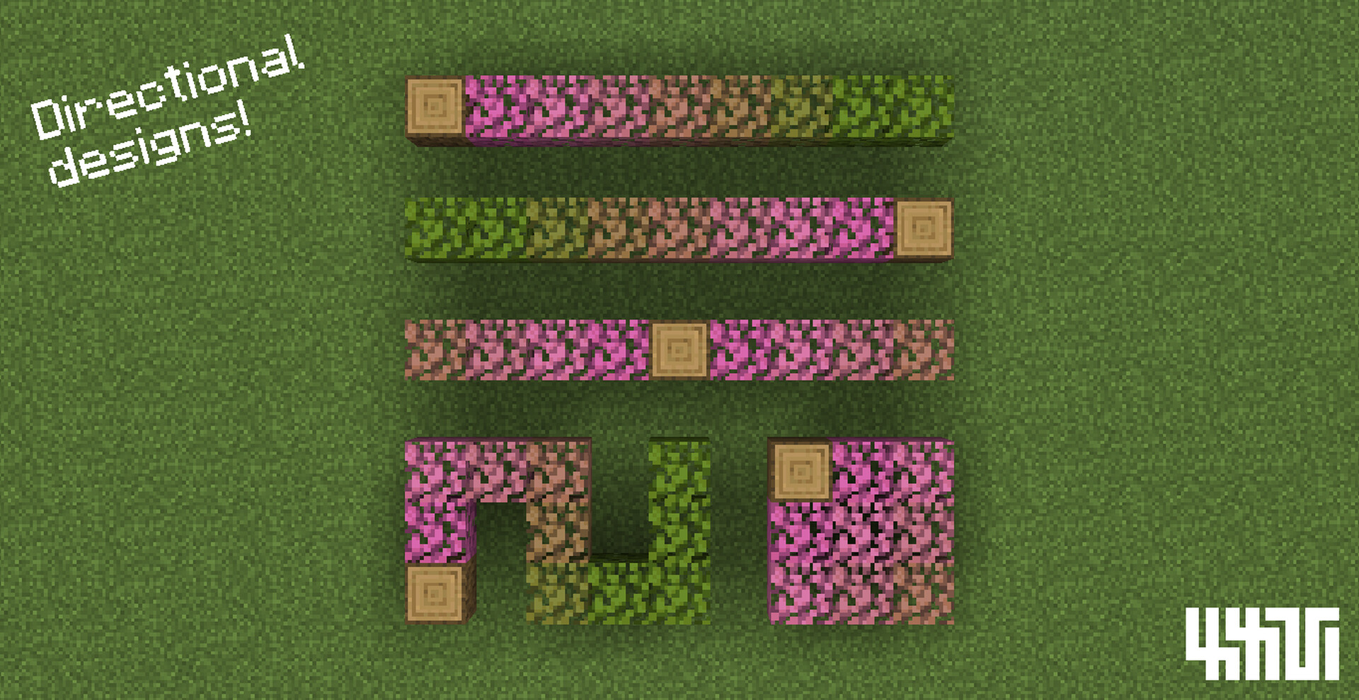 XXVI's Multicolored AZALEA Leaves Minecraft Texture Pack