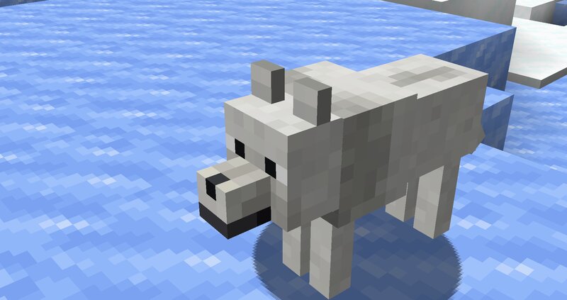 Snow Wolves Minecraft Texture Pack