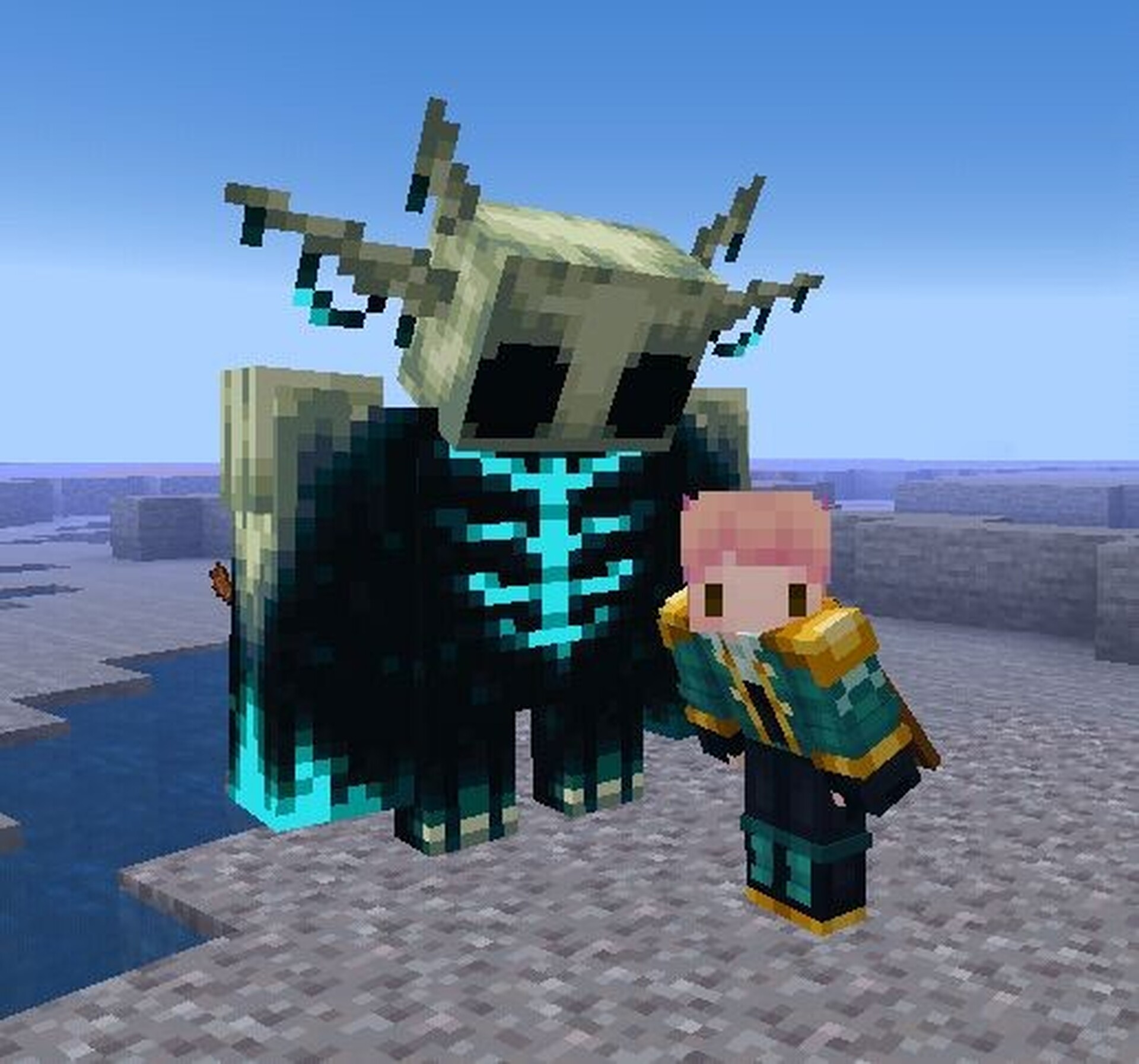 Iron Golem to Hollow Warden Minecraft Texture Pack