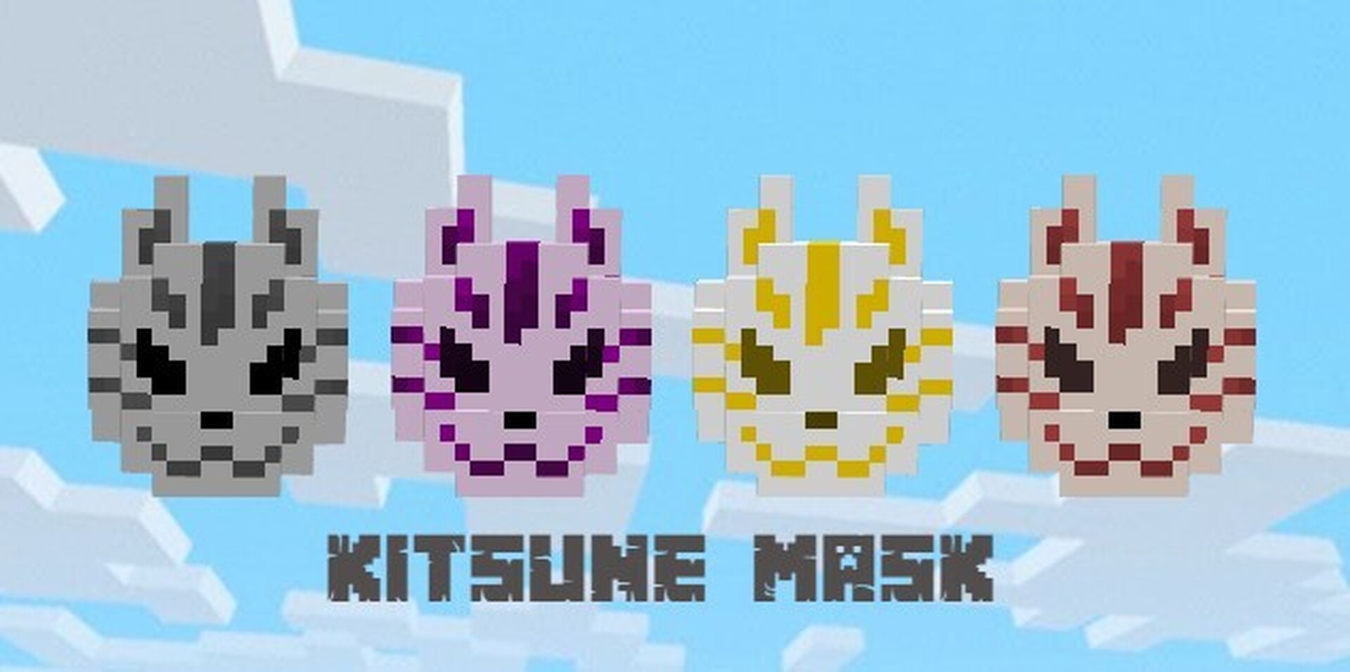 Kitsune Mask V1 Bedrock Edition Minecraft Texture Pack