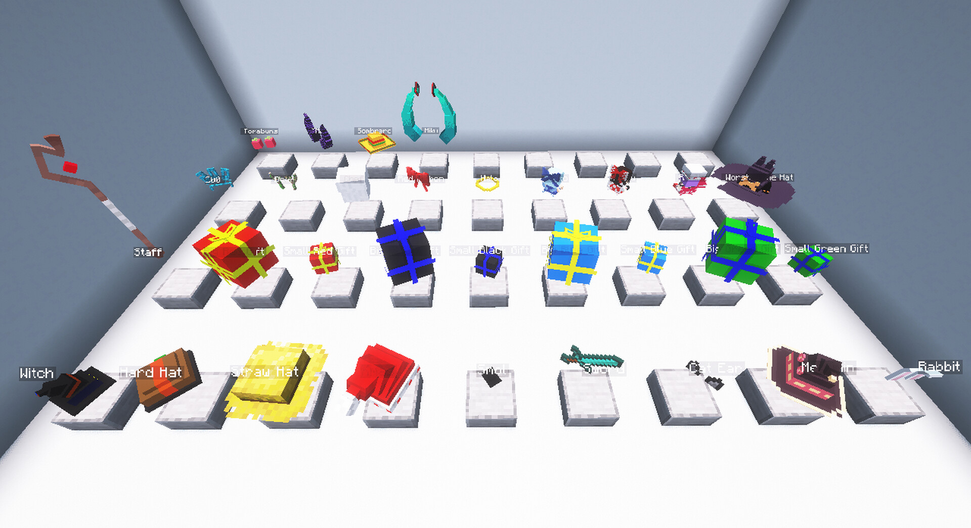 Custom Random Hats Minecraft Texture Pack