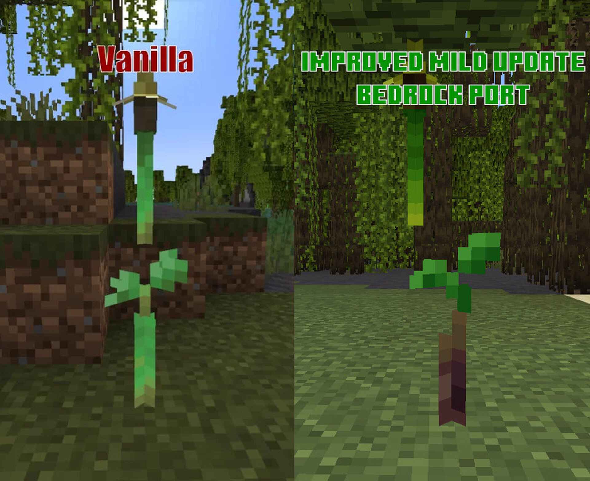 Improved Mild Update | Bedrock Port Minecraft Texture Pack