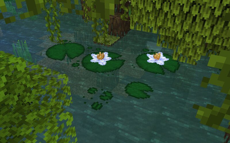 Lotus Flower (Better Lily Pads) Minecraft Texture Pack