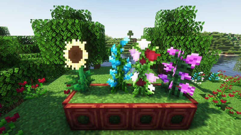 Bushy Flowers! Minecraft Texture Pack