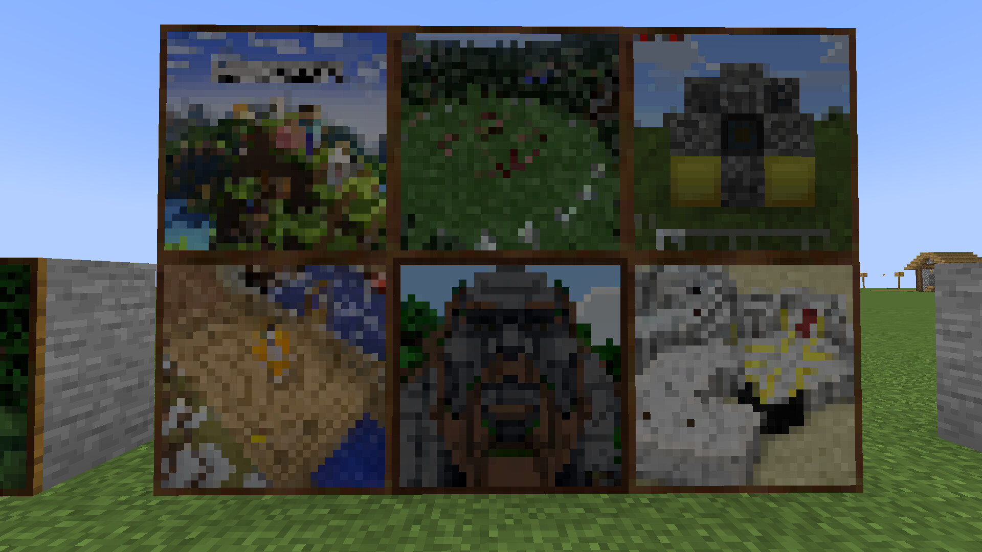 A Touch of Minecraft Nostalgic Paintings Minecraft Texture Pack