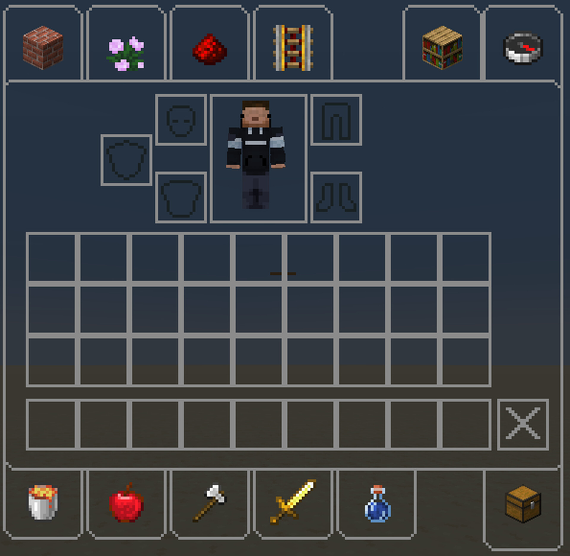 clear inventorys and menues Minecraft Texture Pack