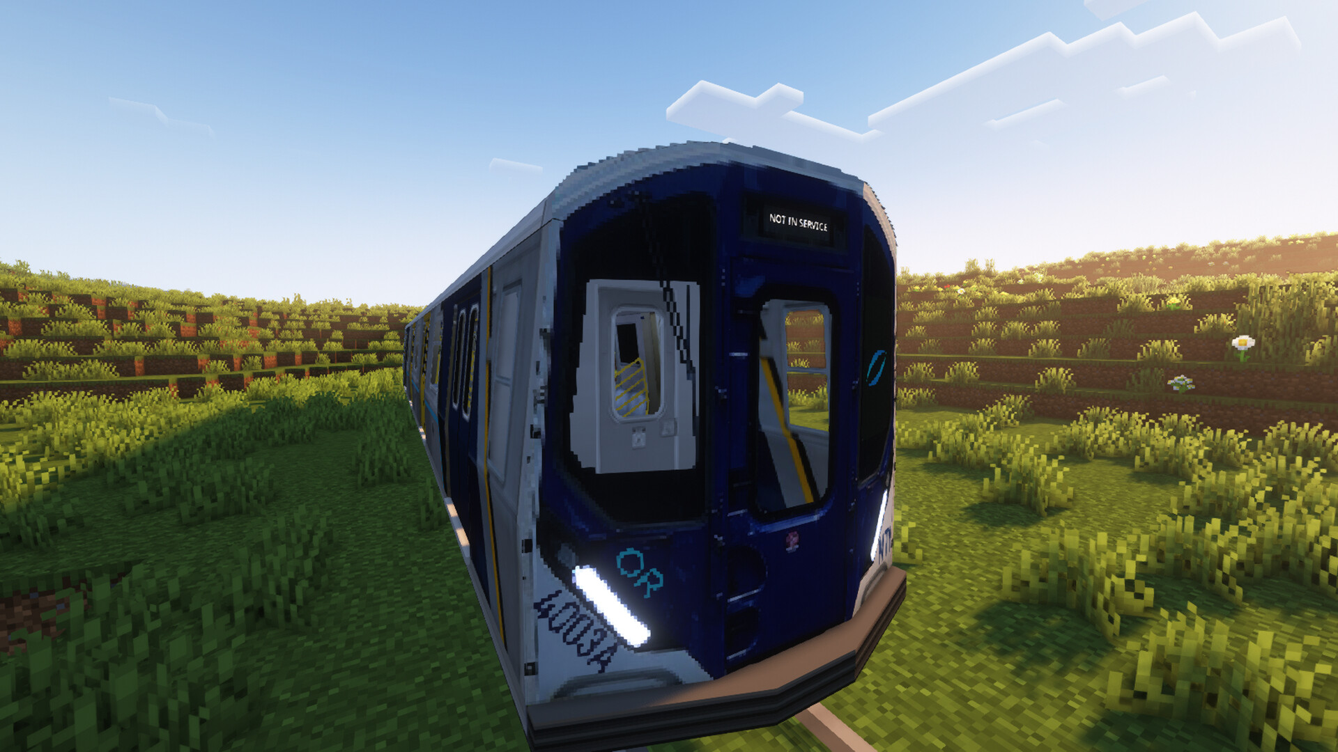 Minecraft Transit Railway Origin Railway Train Pack v1.15 Minecraft