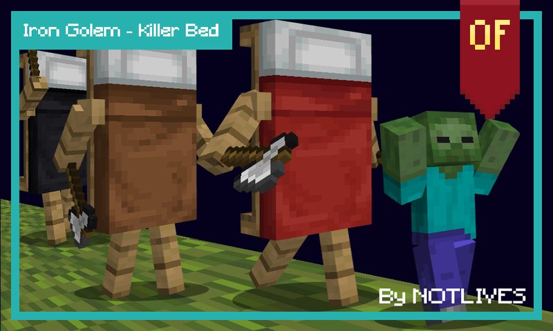 Iron Golem-Killer Bed Iron Golem-Killer Bed