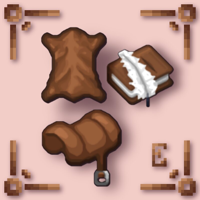 Consistent Leather & Crafting Table 1.20.2/1.20.1/1.20/1.19.2/1.19.1/1.