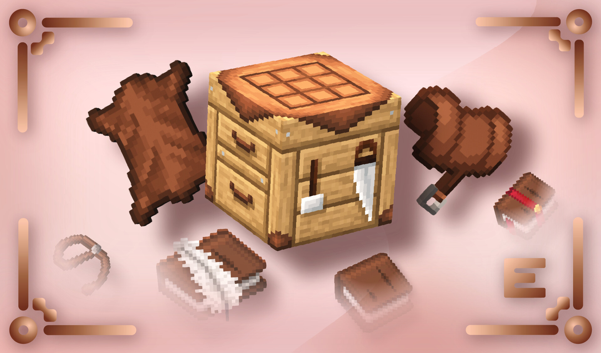 Consistent Leather & Crafting Table Minecraft Texture Pack