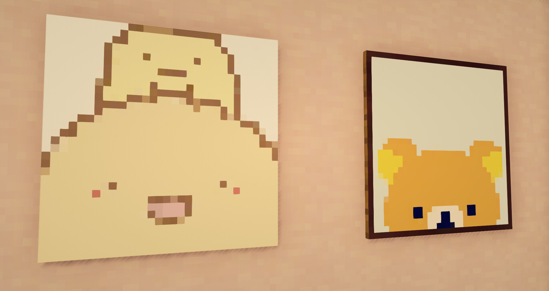 kawaii paintings Minecraft Texture Pack
