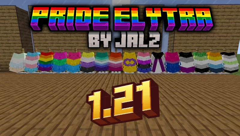 Pride Elytra by Jalz v1.21 Minecraft Texture Pack