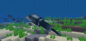 Blue Humboldt Squid Pack | Bedrock Edition Minecraft Texture Pack