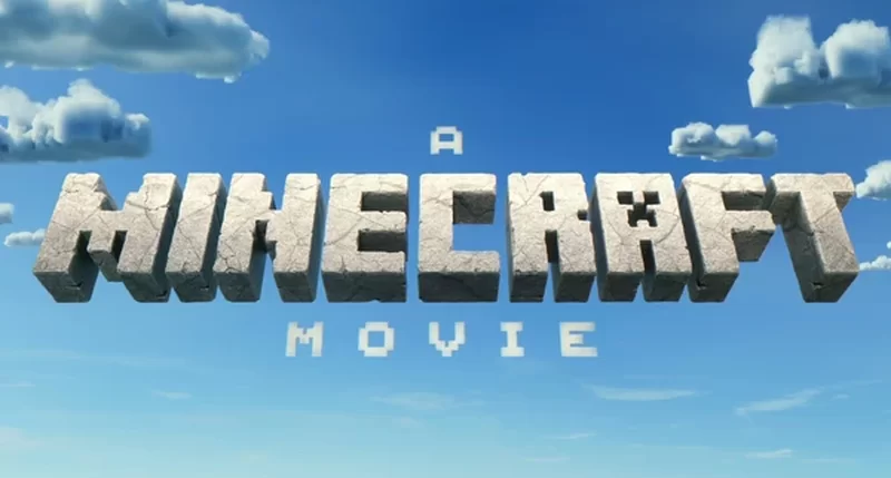 A Minecraft Movie logo in Minecraft Java Edition Minecraft Texture Pack